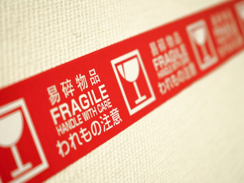 Fragile Printed Tape