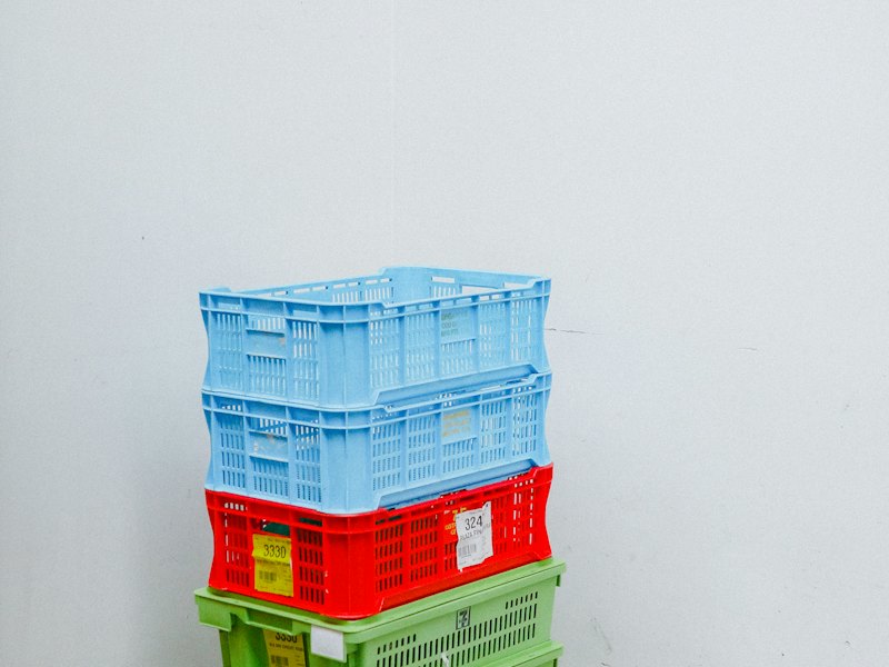 Plastic Storage Crates